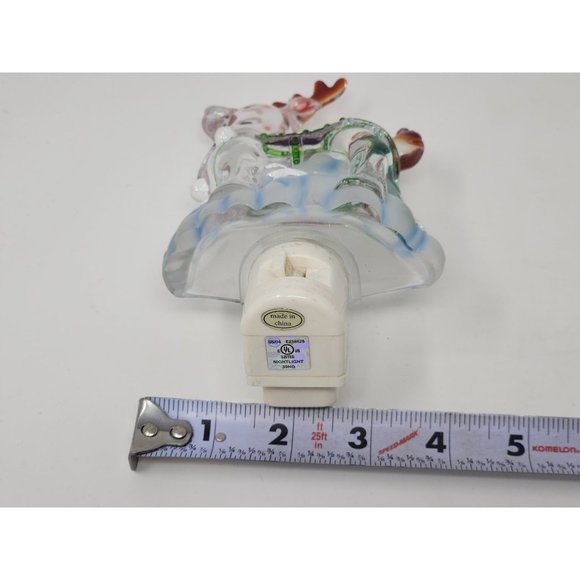 Plug In Reindeer Night‎ Light  Indoor Green Red Brown Blue And Clear - Picture 6 of 7